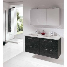 Set mobilier baie 120cm bicolor Decor